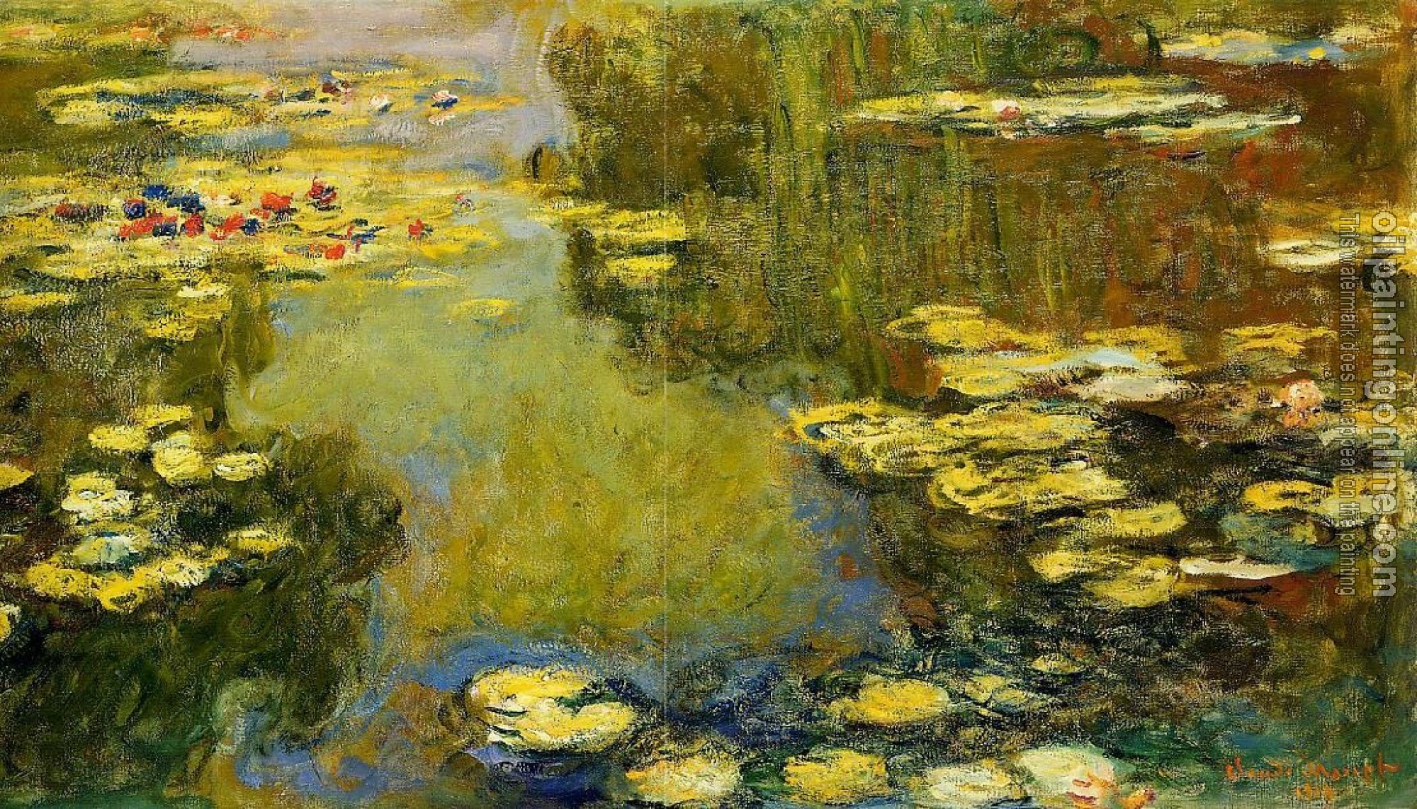 Monet, Claude Oscar - The Water-Lily Pond